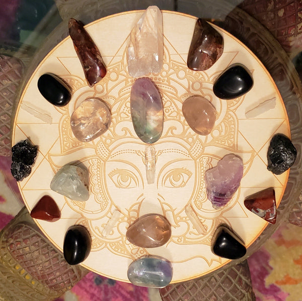 Protection and Grounding Crystal Grid Kit