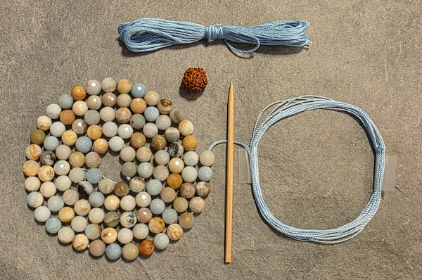 Inspiration Mala Kit - Amazonite (Faceted)
