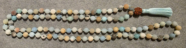 Inspiration Mala - Amazonite (Matte)