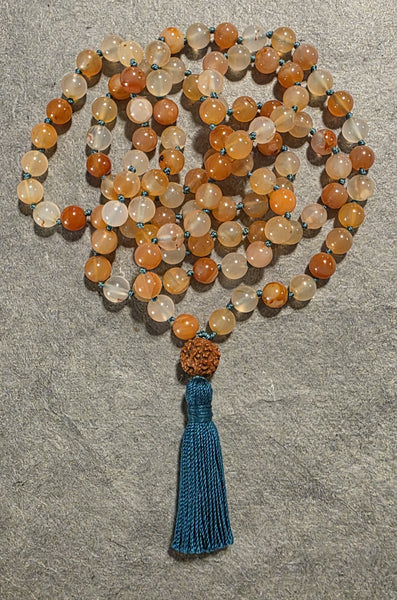 Sacral Chakra Mala - Carnelian (Multi)