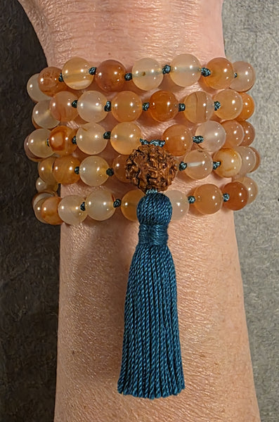 Sacral Chakra Mala - Carnelian (Multi)