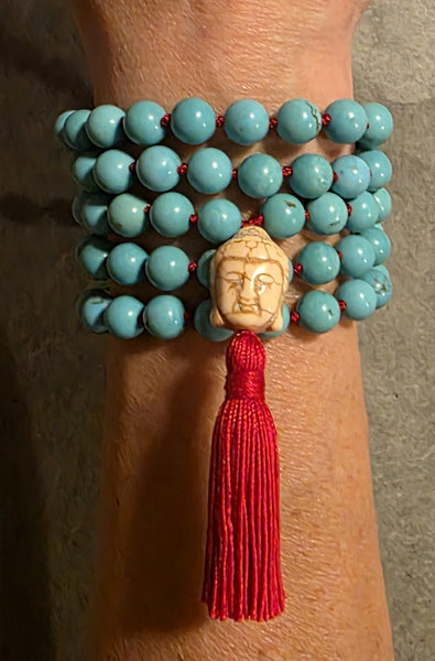 Freedom Mala - Chinese Turquoise