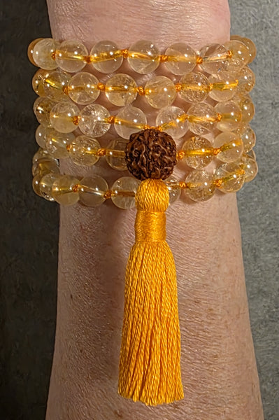 Manifestation Mala - Citrine