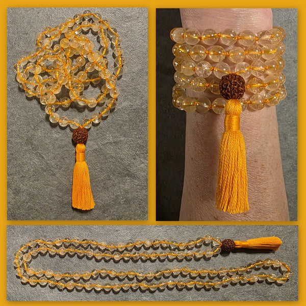 Manifestation Mala - Citrine