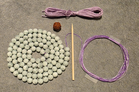 Emotional Harmony Mala KIT - Green Moonstone (Matte)