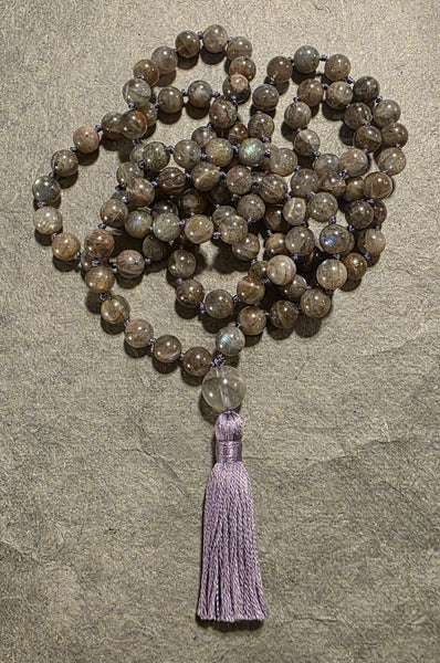 Intuition Mala - - Labradorite (Unique Batch)