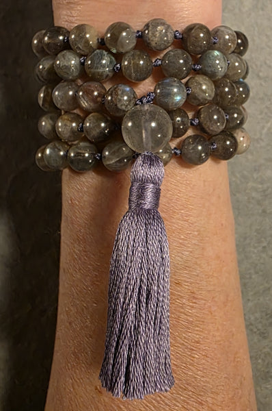 Intuition Mala - - Labradorite (Unique Batch)