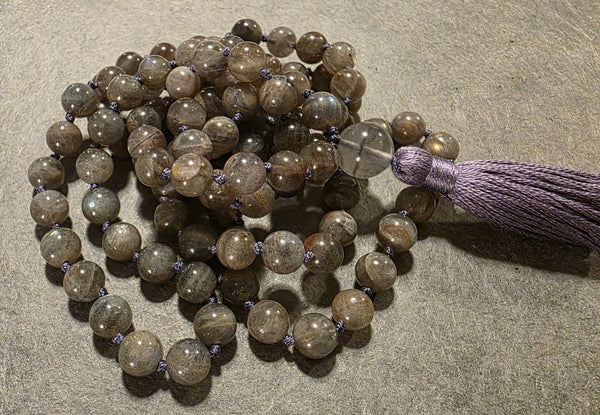 Intuition Mala - - Labradorite (Unique Batch)