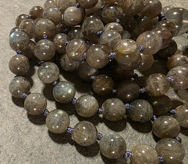 Intuition Mala - - Labradorite (Unique Batch)