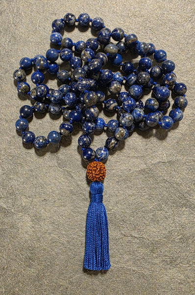 Throat Chakra Mala - Lapis