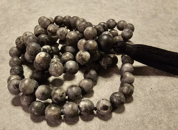 Protection Mala - Larvikite (Matte)