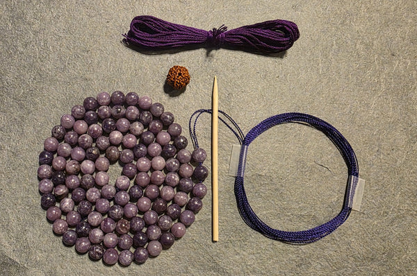 Support Mala Kit - Lepidolite