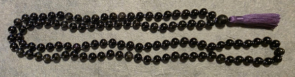 Protection Mala - Rainbow Obsidian