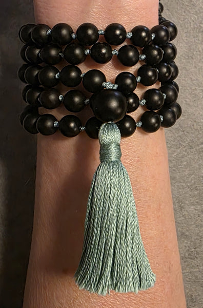 Strength Mala - Onyx (Matte)