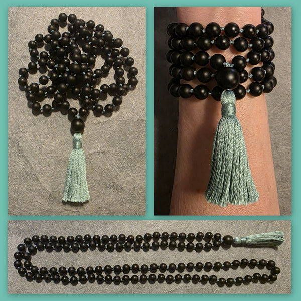Strength Mala - Onyx (Matte)