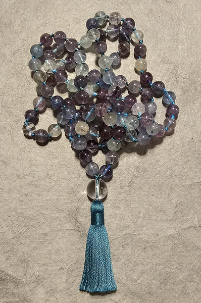 Clarity Mala - Rainbow Fluorite