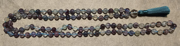 Clarity Mala - Rainbow Fluorite