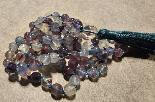 Clarity Mala - Rainbow Fluorite