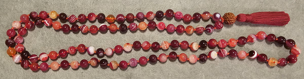 Power Mala - Red Agate