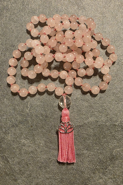 Heart Healing Mala - Rose Quartz