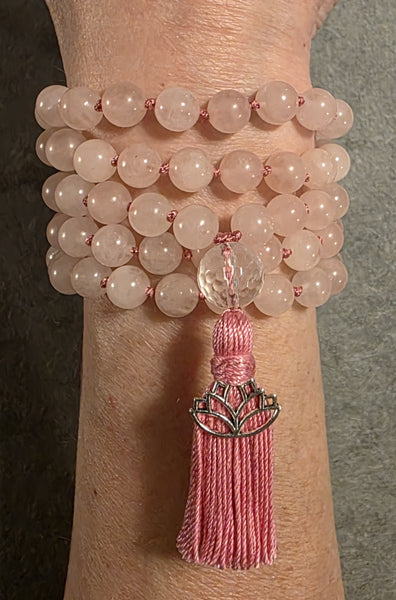 Heart Healing Mala - Rose Quartz