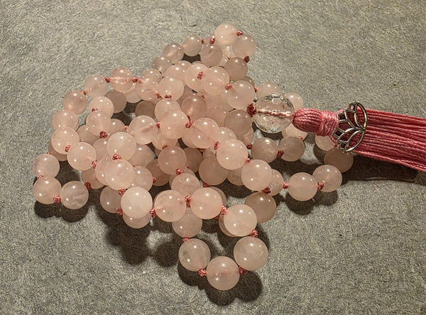 Heart Healing Mala - Rose Quartz