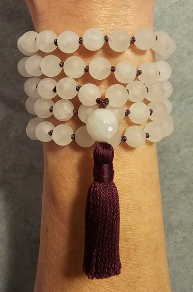 Heart Healing Mala - Rose Quartz (Matte)