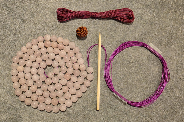 Heart Healing Mala Kit - Rose Quartz (matte)