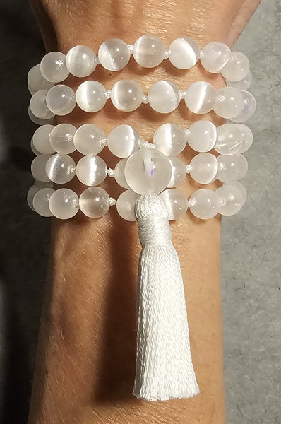 Cleansing Mala - Selenite