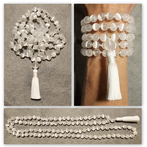 Cleansing Mala - Selenite