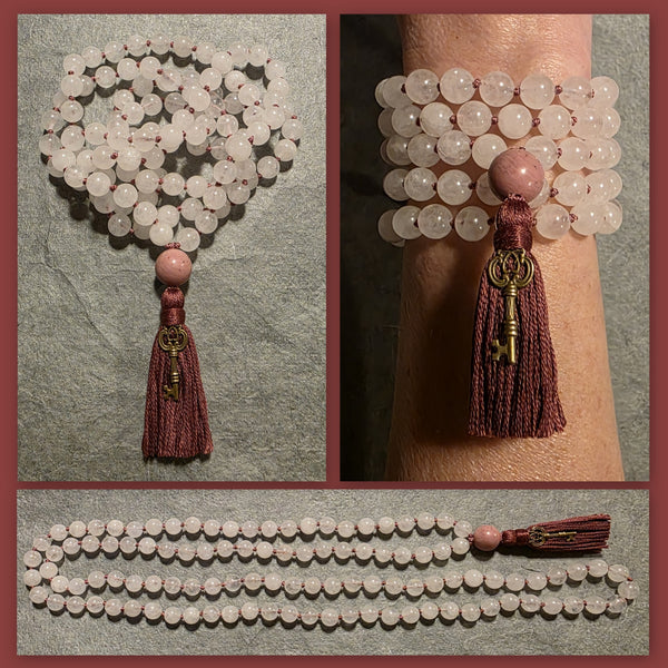 Wonder Mala - Snow Quartz