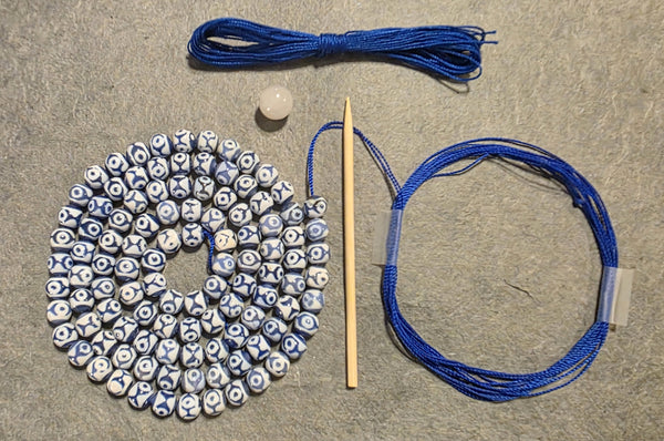 Equilibrium Mala Kit - Tibetan Agate (Evil Eye)