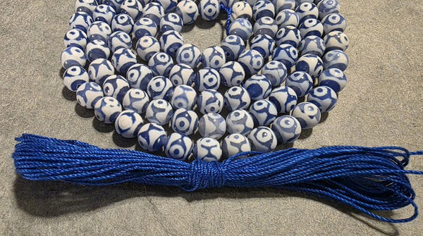 Equilibrium Mala Kit - Tibetan Agate (Evil Eye)