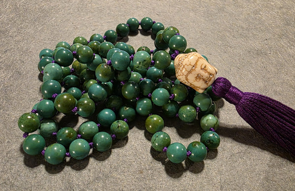 Higher Truth Mala - Tibetan Turquoise