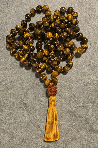 Solar Plexus Mala - Tiger Eye