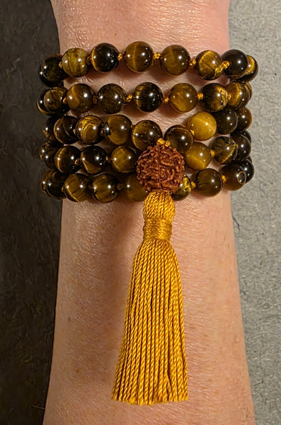 Solar Plexus Mala - Tiger Eye
