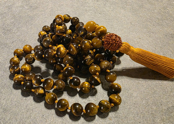 Solar Plexus Mala - Tiger Eye