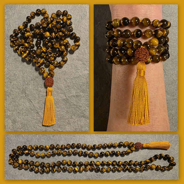 Solar Plexus Mala - Tiger Eye