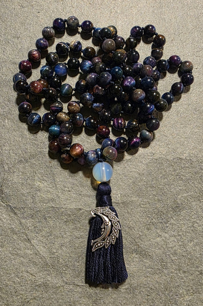 Galaxy Mala - "Galaxy" Tiger Eye