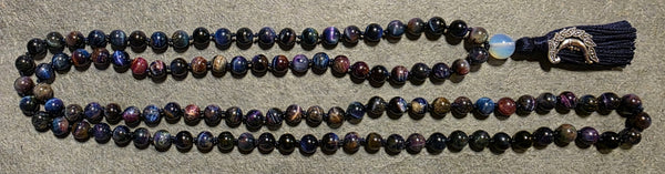 Galaxy Mala - "Galaxy" Tiger Eye