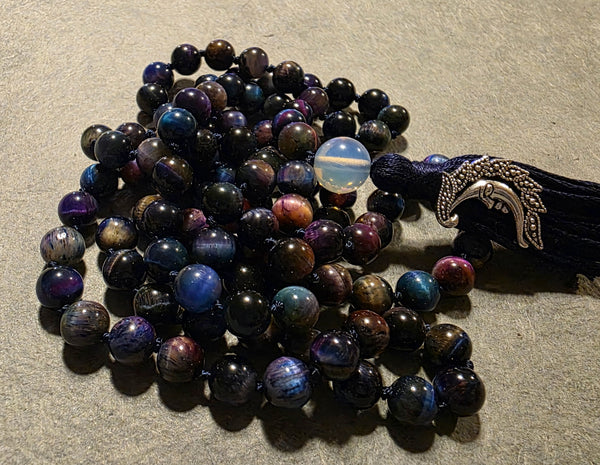 Galaxy Mala - "Galaxy" Tiger Eye