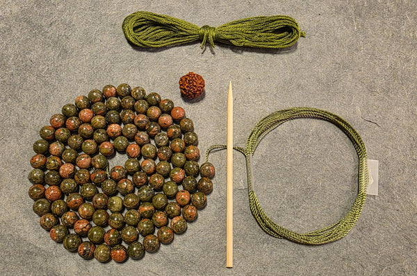 Compassion Mala KIT - Unakite