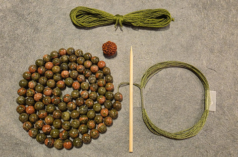 Compassion Mala KIT - Unakite