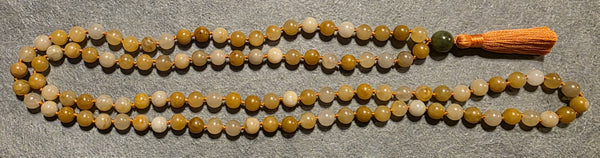 Tranquility Mala - Yellow Jade