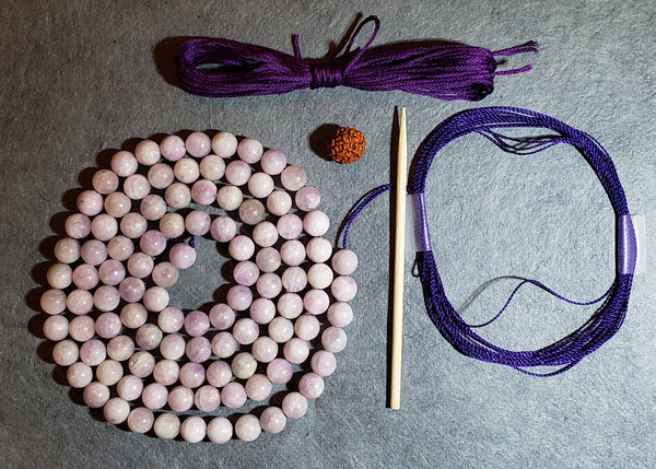 Heart Opening Mala KIT - Kunzite