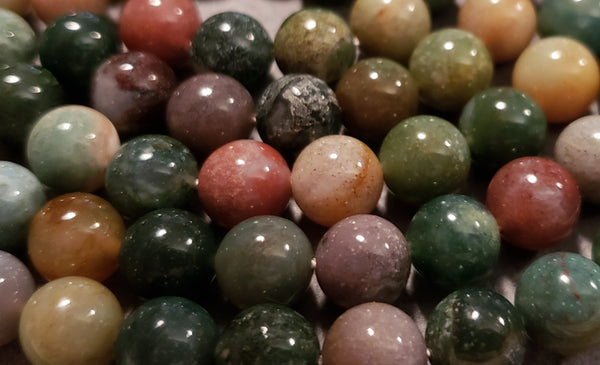 Nurturing and Empowerment Mala Kit -  Indian Agate Bloodstone