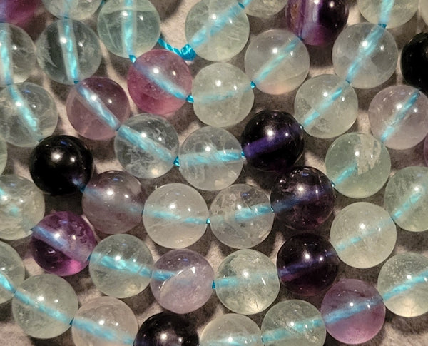 Clarity Mala Kit - Rainbow Fluorite