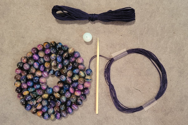 Galaxy Mala Kit - "Galaxy" Tiger Eye