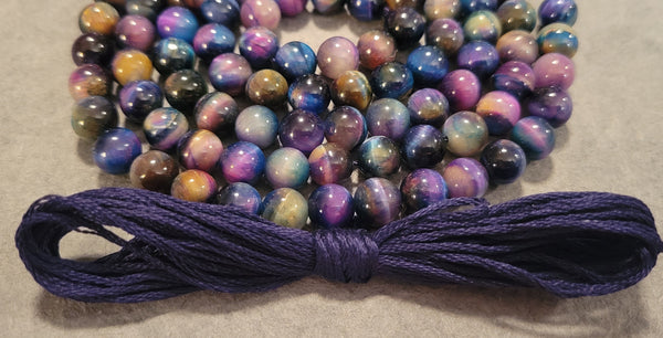 Galaxy Mala Kit - "Galaxy" Tiger Eye