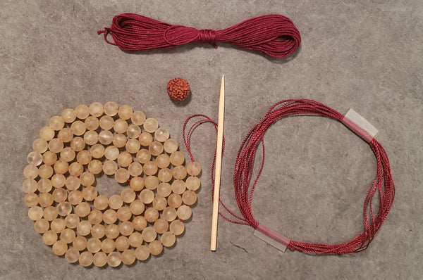 Adventure Mala Kit - Golden Aura Quartz (Matte)